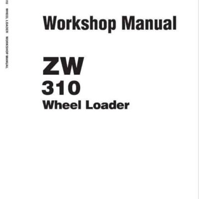 Hitachi ZW310 Wheel Loader Service Repair Manual