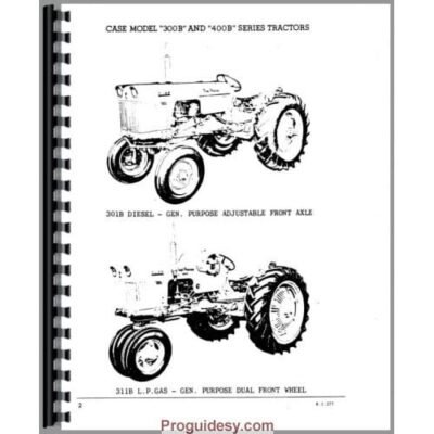 JI Case 400B 410B 411B Tractor Service Repair Manual - Image 2