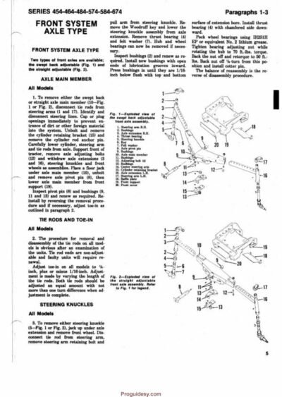 Case 484 IH International Service Repair Manual - Image 2