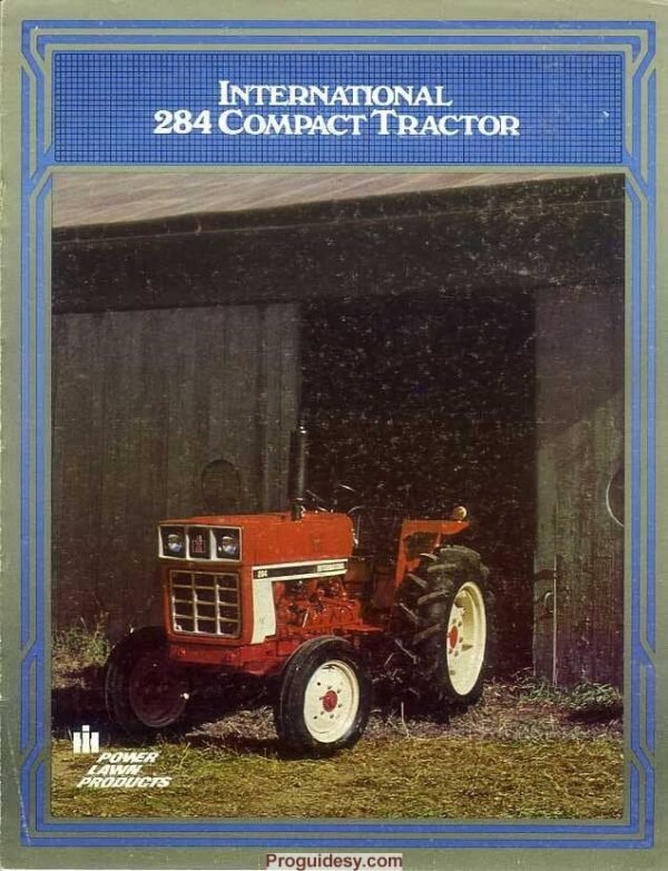 Case IH 284 Tractor Service Repair Manual