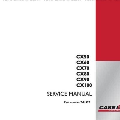 Cart Case IH CX 50 60 70 80 90 100 Repair Service Manual