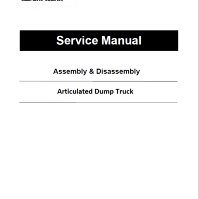 Caterpillar CAT 725 Articulated Dump Truck Service Repair Manual (3T900001 and up)