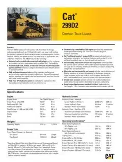 Caterpillar Cat 299D2 Service Repair Manual Caterpillar Cat 299D2 Service Repair Manual