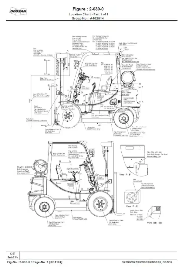 Daewoo Doosan Dx63-3 Mini Crawler Catalog Manual
