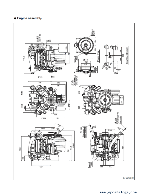 Doosan Daewoo D2366 D1146T Engine Service Manual