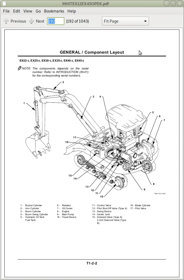 Hitachi Ex18-2 Engine Service Repair Manual