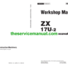 Hitachi ZX17U-2 Mini Excavator Service Repair Manual