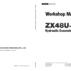 Hitachi ZX40U-5A Mini Excavator Service Repair Manual
