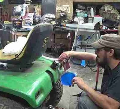 John Deere 317 Hydraulic Oil Change