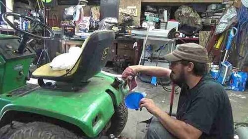 John Deere 317 Hydraulic Oil Change