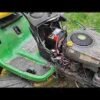 John Deere D130 New starter switch new solenoid How to