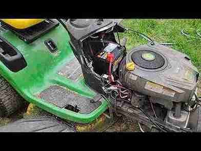John Deere D130 New starter switch new solenoid How to