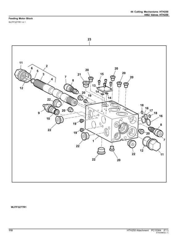 John Deere HTH250 Felling Head Parts Catalog (SN 000229) PC10364 John Deere HTH250 Felling Head Parts Catalog (SN 000229) PC10364 - Image 2