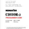 Komatsu CD110R-2 Crawler Service Repair Manual