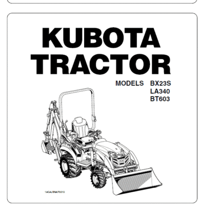 Cart Kubota bx23S starts fine but it does not move