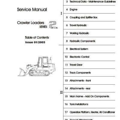 Liebherr Lr622, Lr622b Crawler Loaders Series 2 Litronic Service Repair Manual
