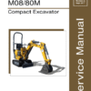 Gehl M08, Mustang 80M Compact Excavator Repair Service Manual