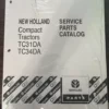 New Holland Tc31da Tc34da - 3 Cyl Tractor Parts Manual