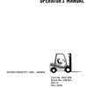 Clark C15CG, C25CG, C30CG, C30CG, C32CG Forklift Service Repair Manual (4G63 GAS Engine)