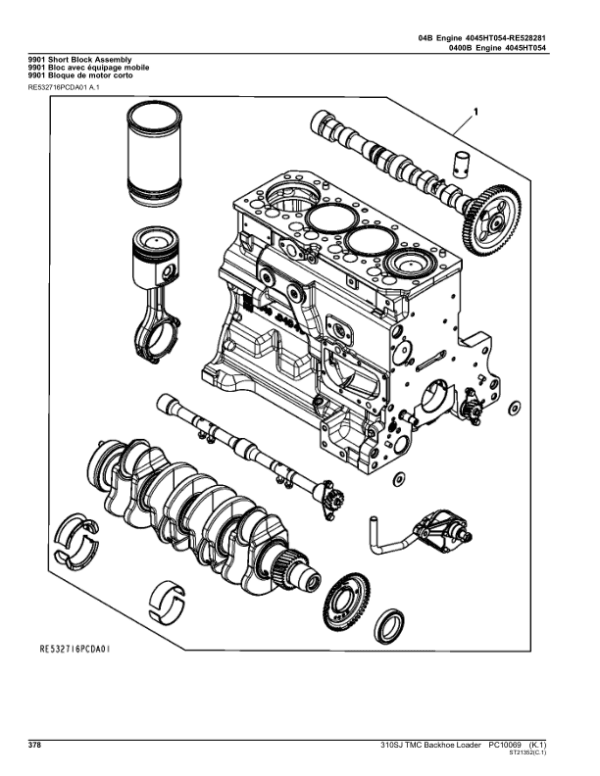 John Deere 310SJ TMC Backhoe Loaders Parts Catalog Manual John Deere 310SJ TMC Backhoe Loaders Parts Catalog Manual - Image 2
