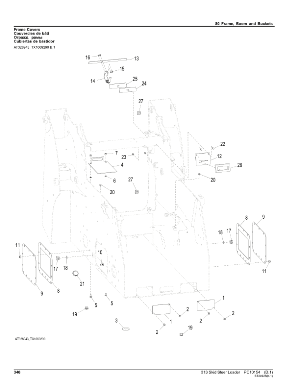 John Deere 313 Skid Steers Parts Catalog Manual John Deere 313 Skid Steers Parts Catalog Manual - Image 3