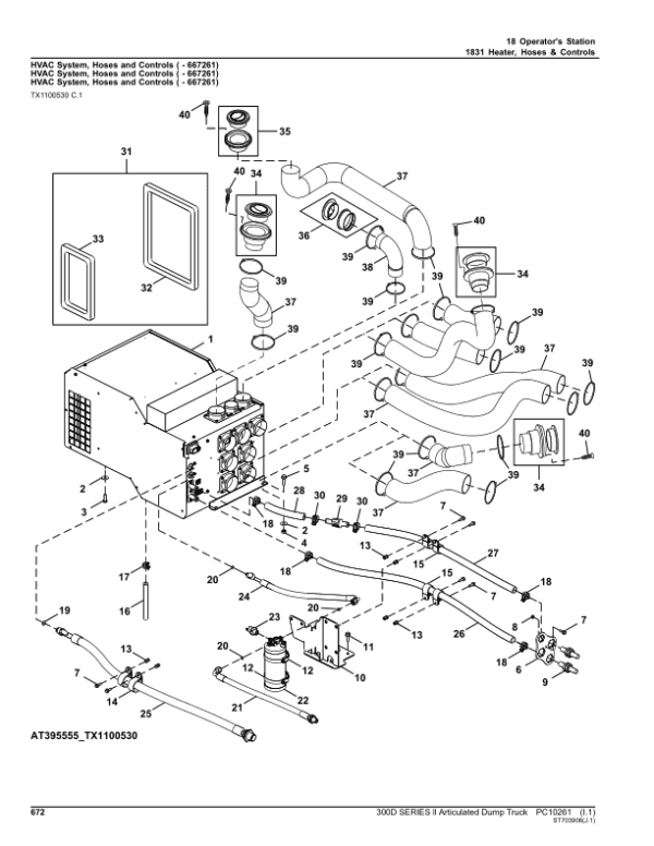 John Deere 300D Articulated Dump Trucks (SN PIN: 1DW300DX_ _E642001–) Parts Catalog Manual John Deere 300D Articulated Dump Trucks (SN PIN: 1DW300DX_ _E642001–) Parts Catalog Manual - Image 2