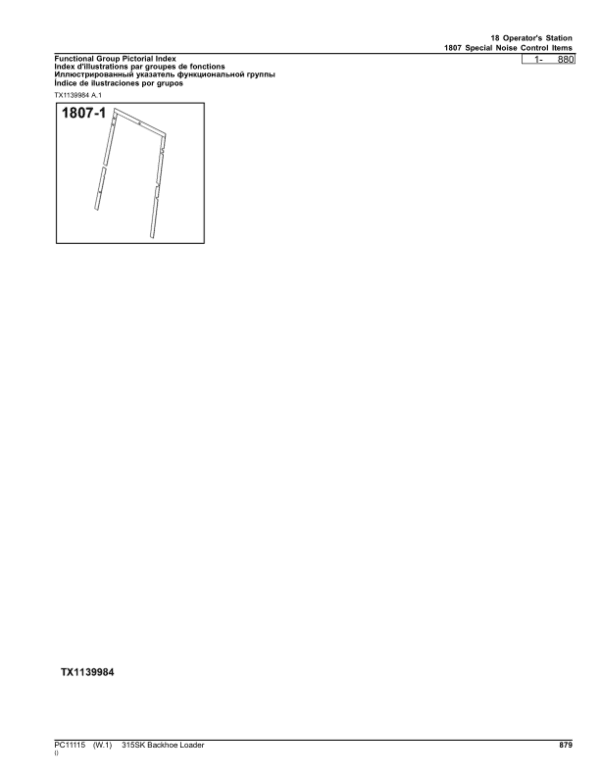 John Deere 315SK Backhoes (SN C219607-277141 & D229820-277141) Parts Catalog Manual John Deere 315SK Backhoes (SN C219607-277141 & D229820-277141) Parts Catalog Manual - Image 2