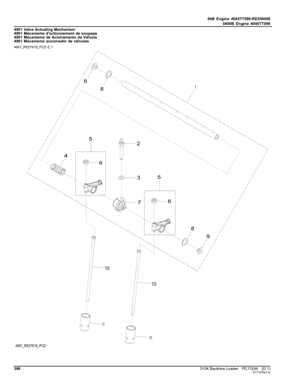 John Deere 310K Backhoes Parts Guide Manual John Deere 310K Backhoes Parts Guide Manual - Image 3