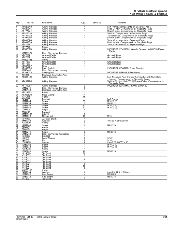 John Deere 1050K Crawlers Parts Catalog Manual John Deere 1050K Crawlers Parts Catalog Manual - Image 2