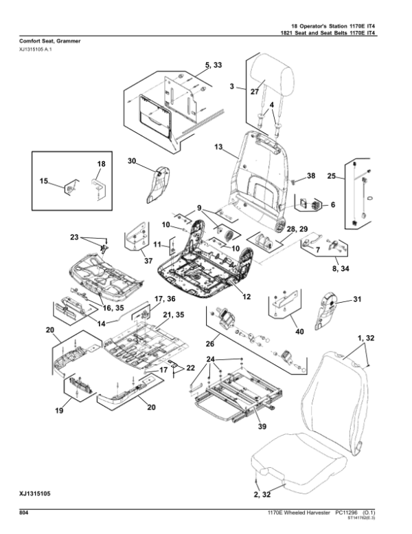 John Deere 1170E IT4 Wheeled Parts Manual John Deere 1170E IT4 Wheeled Parts Manual - Image 3