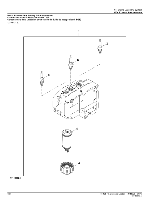 John Deere 310SL HL Backhoe Loaders (SN F273920-390995) Parts Catalog Manual John Deere 310SL HL Backhoe Loaders (SN F273920-390995) Parts Catalog Manual - Image 4