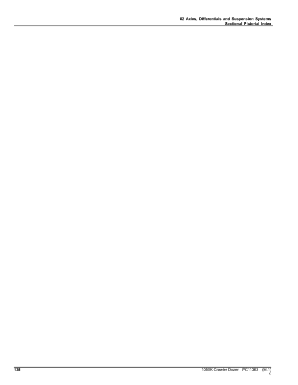 John Deere 1050K Crawler Dozers Parts Catalog Manual John Deere 1050K Crawler Dozers Parts Catalog Manual - Image 2