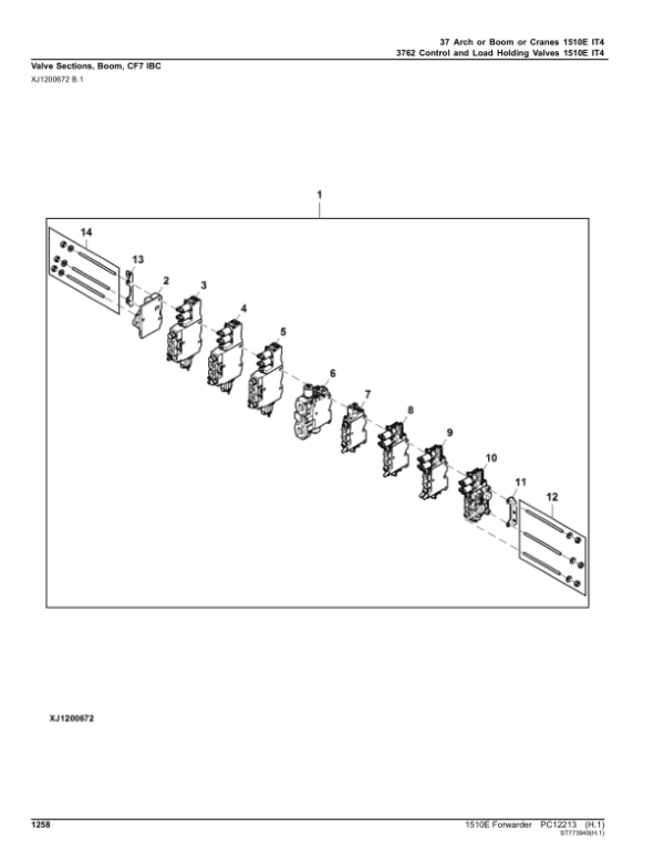 John Deere 1510E IT4 Forwarders Parts Catalog Manual John Deere 1510E IT4 Forwarders Parts Catalog Manual - Image 2