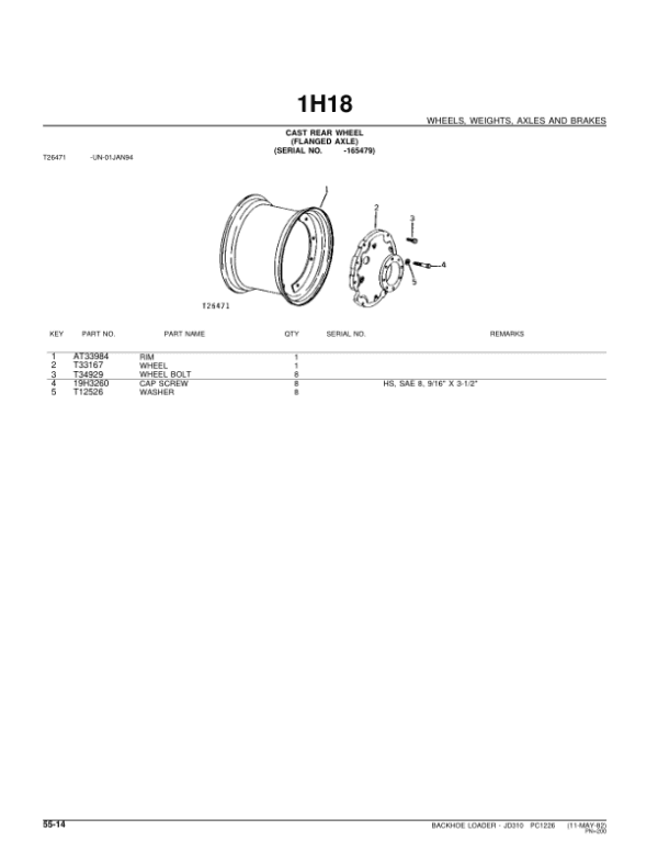 John Deere 310 Backhoes Parts Catalog Manual John Deere 310 Backhoes Parts Catalog Manual - Image 2