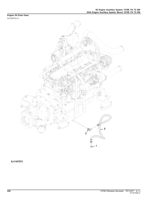 John Deere 1270E IT4 T2 8W Wheeled Harvesters Parts Catalog Manual John Deere 1270E IT4 T2 8W Wheeled Harvesters Parts Catalog Manual - Image 4