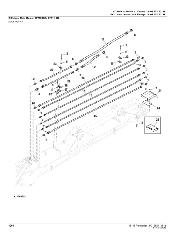 John Deere 1510E IT4 T2 Forwarders (SN 003213 – 003569) Parts Catalog Manual John Deere 1510E IT4 T2 Forwarders (SN 003213 – 003569) Parts Catalog Manual - Image 2