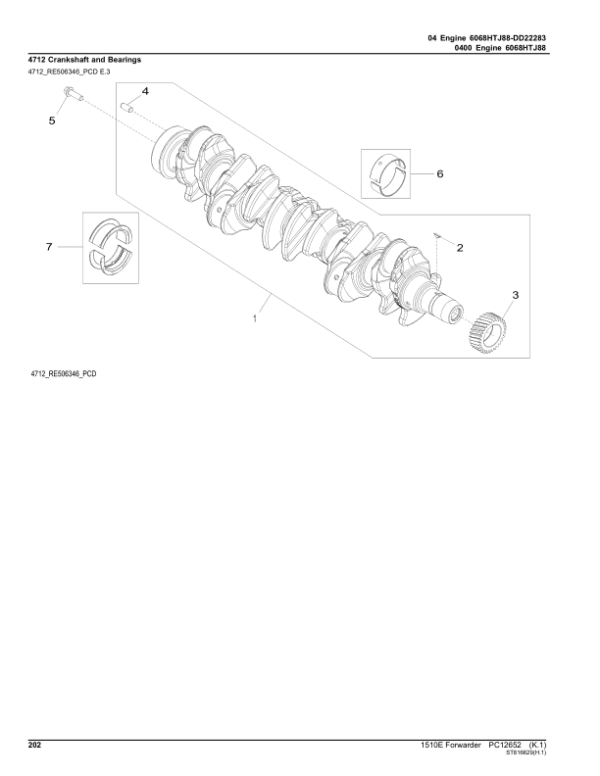 John Deere 1510E IT4 T3 Forwarders (SN 003212 – 003569) Parts Catalog Manual John Deere 1510E IT4 T3 Forwarders (SN 003212 – 003569) Parts Catalog Manual - Image 3