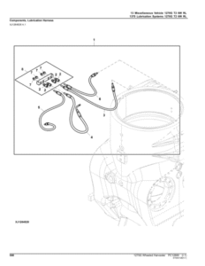 John Deere 1270G T2 6W Wheeled Harvesters (SN 003505 – 004998) Parts Catalog Manual