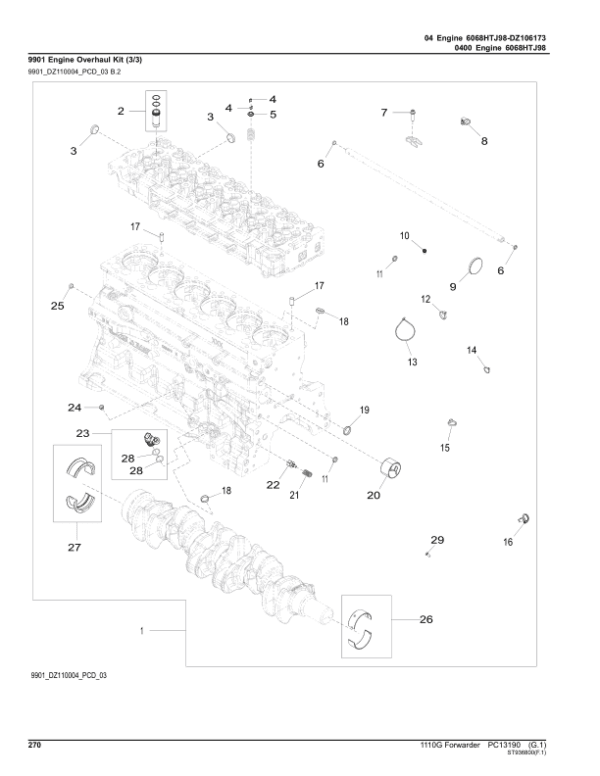 John Deere 1110G FT4 FFC Forwarders Parts Catalog Manual John Deere 1110G FT4 FFC Forwarders Parts Catalog Manual - Image 3