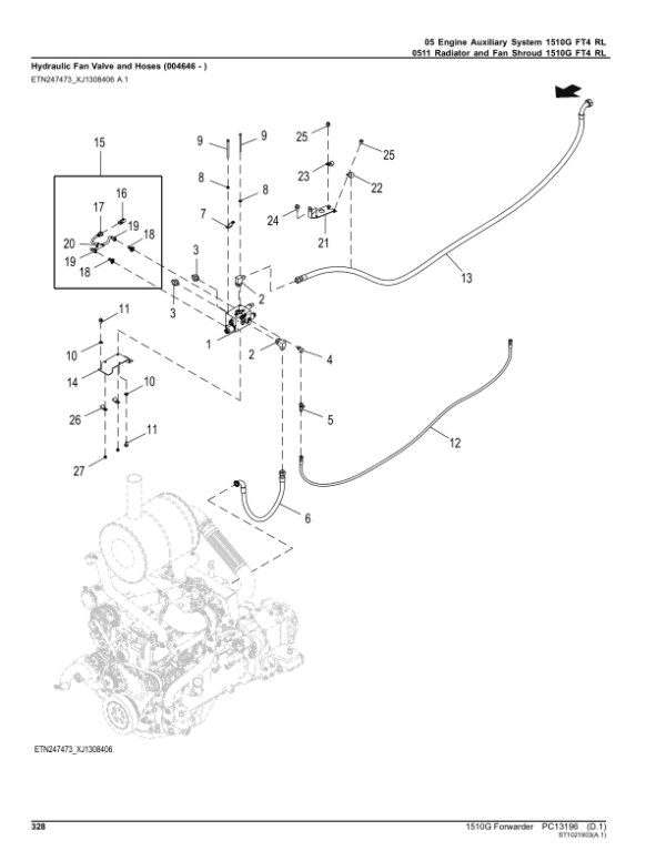 John Deere 1510G FT4 RL Forwarders (SN F003601-004010) Parts Catalog Manual John Deere 1510G FT4 RL Forwarders (SN F003601-004010) Parts Catalog Manual - Image 4