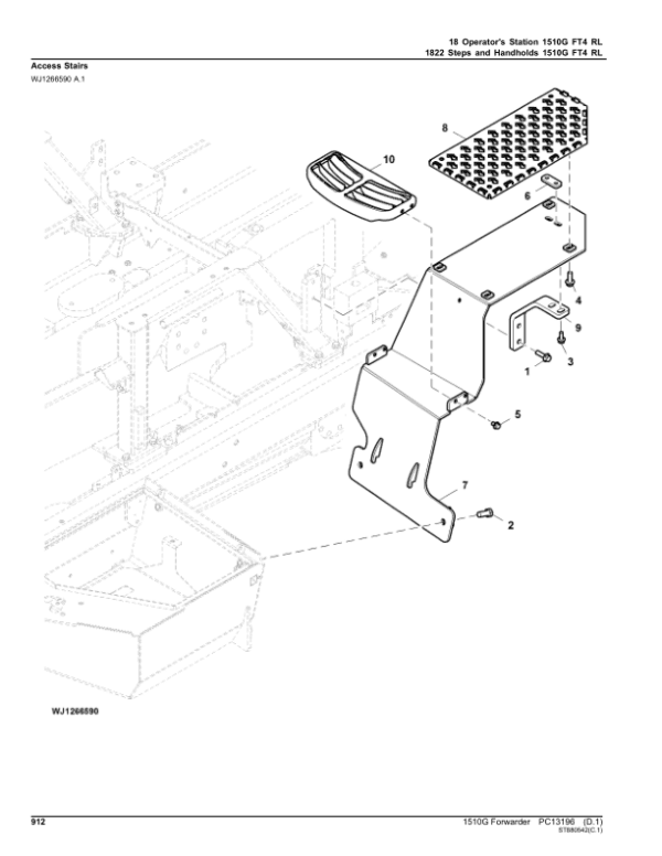 John Deere 1510G FT4 RL Forwarders (SN F003601-004010) Parts Catalog Manual John Deere 1510G FT4 RL Forwarders (SN F003601-004010) Parts Catalog Manual - Image 2