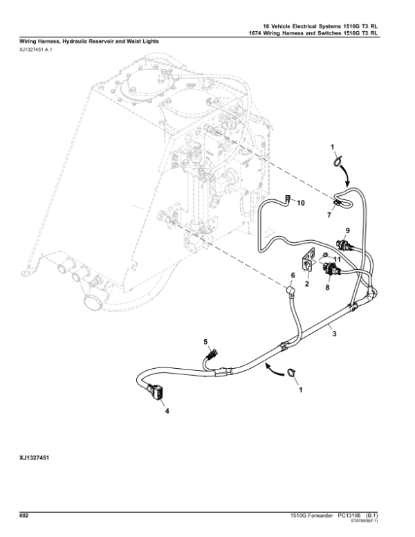 John Deere 1510G T3 RL Forwarders (SN D003601-004180) Parts Catalog Manual John Deere 1510G T3 RL Forwarders (SN D003601-004180) Parts Catalog Manual - Image 3