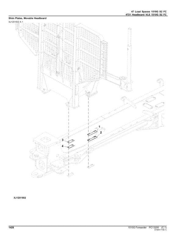 John Deere 1510G T2 FFC Forwarders (SN C003601-004180) Parts Catalog Manual John Deere 1510G T2 FFC Forwarders (SN C003601-004180) Parts Catalog Manual - Image 4