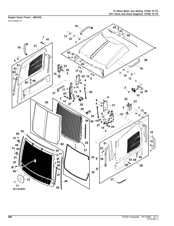 John Deere 1510G T2 FFC Forwarders (SN C003601-004180) Parts Catalog Manual John Deere 1510G T2 FFC Forwarders (SN C003601-004180) Parts Catalog Manual - Image 3