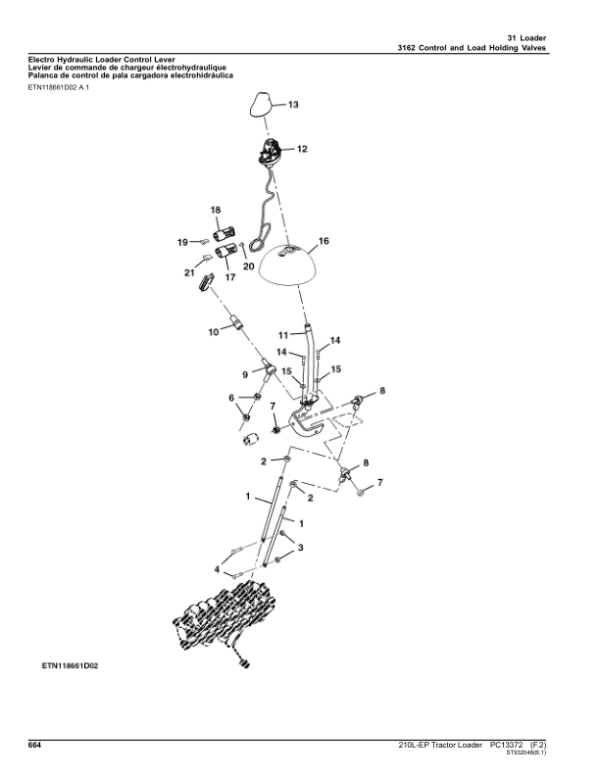 John Deere 210L EP Tractor Loader (SN G895001-) Parts Catalog Manual John Deere 210L EP Tractor Loader (SN G895001-) Parts Catalog Manual - Image 2