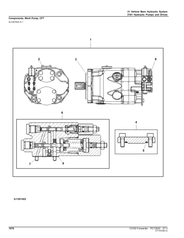John Deere 1210G FT4 RL Forwarders (SN L002509-) Parts Catalog Manual John Deere 1210G FT4 RL Forwarders (SN L002509-) Parts Catalog Manual - Image 3