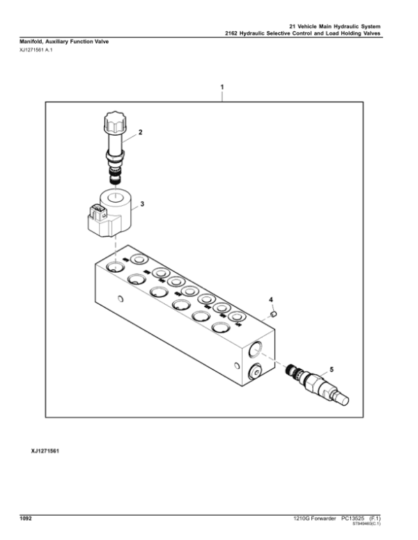 John Deere 1210G FT4 RL Forwarders (SN L002509-) Parts Catalog Manual John Deere 1210G FT4 RL Forwarders (SN L002509-) Parts Catalog Manual - Image 4