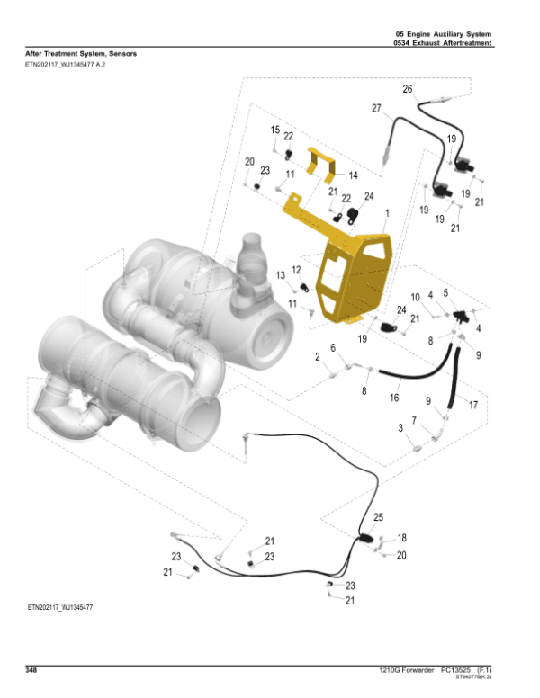 John Deere 1210G FT4 RL Forwarders (SN L002509-) Parts Catalog Manual John Deere 1210G FT4 RL Forwarders (SN L002509-) Parts Catalog Manual - Image 2