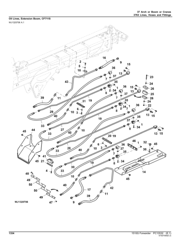 John Deere 1510G FT4 FFC Forwarders (SN L004181-) Parts Catalog Manual John Deere 1510G FT4 FFC Forwarders (SN L004181-) Parts Catalog Manual - Image 4