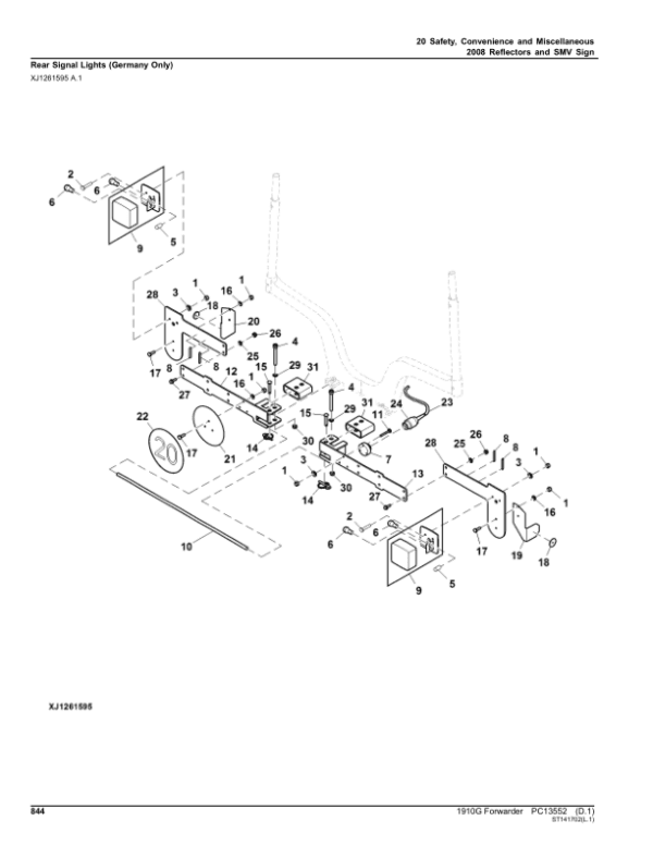 John Deere 1910G Forwarders (SN L002175-002339) Parts Catalog Manual John Deere 1910G Forwarders (SN L002175-002339) Parts Catalog Manual - Image 3